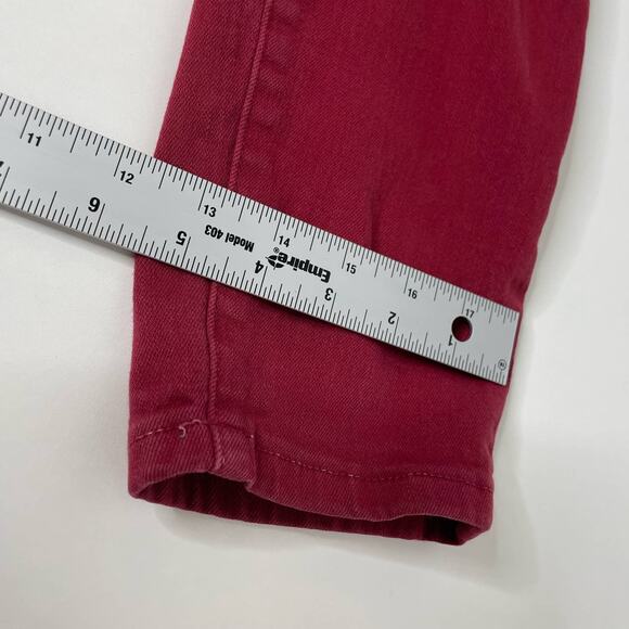 Pilcro and the Letterpress Anthropologie High Rise Skinny Button Fly Pants 29 - Picture 10 of 11